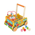 New Multifunction Educational Learning Activity Children Wooden Baby Walker Toy For Kids